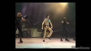 Michael Jackson shouts "Aow" in Wanna Be Startin' Somethin' live in 22 cities