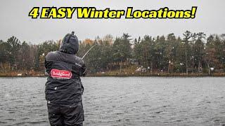 4 EASY Places To Catch Fish In The Winter!