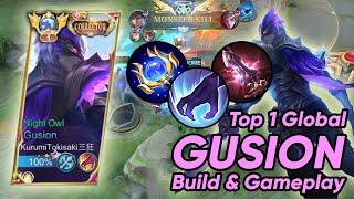 Dagger Dance: Unstoppable Gusion Gameplay | Top 1 Global Gusion Gameplay | Build and Gameplay