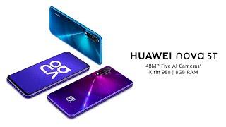 The new HUAWEI nova 5T | 48MP 5 AI Cameras