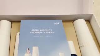 unboxing Atomy Absolute CellActive Skincare