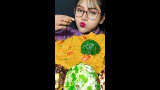 Khichdi & Bharta #asmr #bigbites #mukbang #eatingshow #foodiedarling #food #foodie #khichdi #shorts