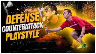 DEFENSE & COUNTERATTACK | Badminton Singles Strategy and Playstyle