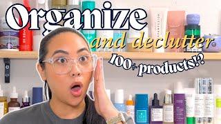 Massive skincare declutter of things I'm ACTUALLY using.