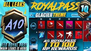  A10 Royal Pass 1To 100 RP  Leaks  | AKM Skin & Vehicle Skin | Upgradable Dagger Skin | PUBGM