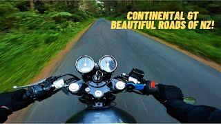 ROYAL ENFIELD CONTINENTAL GT | Beautiful Roads Of New Zealand