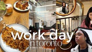 WORK DAYS IN TORONTO | aesthetic cafes in downtown + studying for exams + friendship tiers