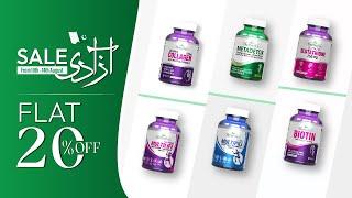 Herbiotics Azadi Sale 2024- Flat 20% Off On Entire Range