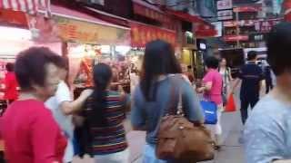 Hong Kong Causeway Bay Under the Bridge Bowrington Road Wet Market - Across Times Square (part 2)