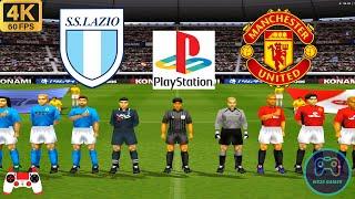 Winning Eleven 2002 Gameplay - Lazio vs Man United - Duckstation PS1 on PC  Full Game [4K60]