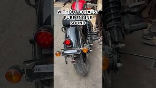 Yezdi roadster without exhaust better than Royal Enfield#yezdiroadster #royalenfield #exhaust #loud