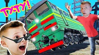 How to stop a train in GTA5