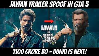 Jawan Trailer Spoof GTA 5 | Shah Rukh Khan | Atlee | WackDance Gaming