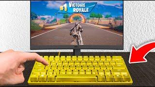 Clavier à 1€ Vs 1000€ sur Fortnite