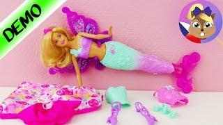 BARBIE PRINCEZNA, MOŘSKÁ PANNA, VÍLA 3 V 1 - Dreamtopia cool outfity