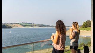 Llandegfedd Reservoir Brecon Beacons National Park - Welsh Drones