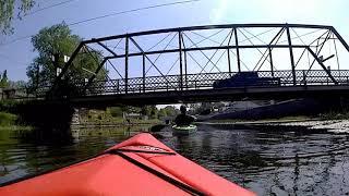 Kayaking - St Marys Ontario - Falls and River through Town