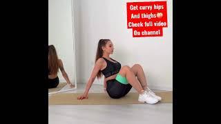 Get a curvy hips and thighs body in a week #curves #thighs #girlsworkout