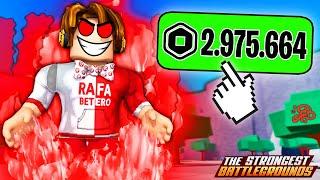 EU SOU O KJ no STRONGEST BATTLEGROUNDS! Roblox