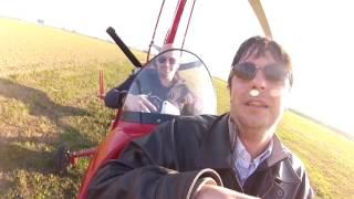 Flying with Gyrocopter over Mistiness
