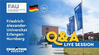 Friedrich-Alexander-Universität Erlangen-Nürnberg - Study in Germany| Programs, Scholarships | Q&A