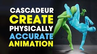 Cascadeur | How to Create Physically Accurate Animation | Amazing Mocap Editing Program