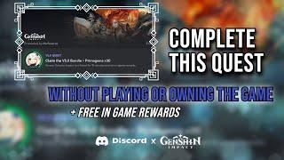 Complete The Genshin Impact V5.0 Quest in Discord WITHOUT PLAYING The Game
