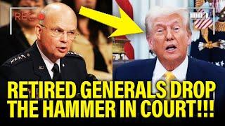Retired Generals JOIN FORCES to SHRED Trump in Court