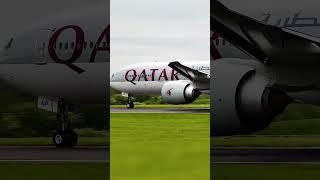 ️ Qatar 777 Blasting out of Manchester Airport!  #qatarairways #manchesterairport️ #manchester