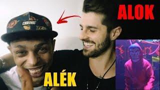 O ENCONTRO DE ALOK & ALÉK  (Dancei ao vivo no Palco)