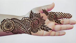 Beautiful flower mehandi design 2025| flower mehandi designs| आसान मेहंदी डिजाइन| mehandi ka design