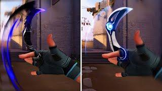 Ion 2.0 VS Reaver Karambit Skin - Side by Side Showcase | VALORANT