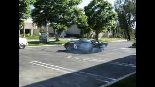 Superformance Shelby Edition GT40 MKII doing doughnuts