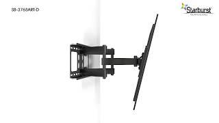 TV-DISPLAY WALL MOUNT FULL MOTION DUAL ARM - Model SB-3765ART-D - STARBURST TECHNOLOGIES