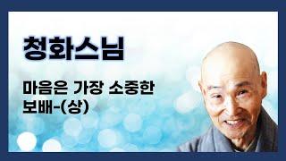 청화스님 법문 -  마음은 가장 소중한 보배-(상)