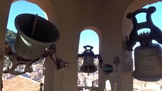 Campanas de la iglesia de Nstra Sra de la Asuncion. Pradoluengo Glocken Bells Sinos Cloches ASMR