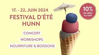 Festival d'été chez Hunn Meubles de jardin du 17 au 22 juin 2024