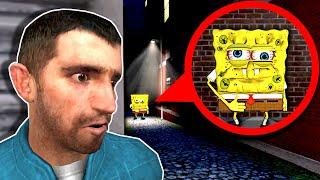 CURSED SPONGEBOB IS CHASING ME! - Garry's Mod gameplay