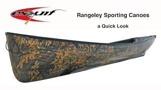 Esquif Rangeley Square Stern Sporting Canoes - A Wide Stable Guide Boat for Centuries