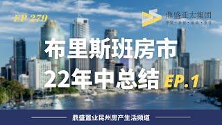 279 布里斯班房价下跌趋势已定！何时抄底？现在入市居然是好时候？｜2022年中总结：买家篇