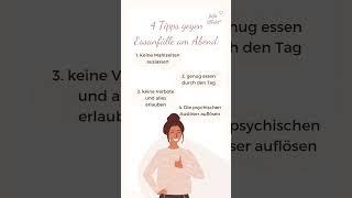 Essanfälle am Abend stoppen: 4 Tipps #esssucht