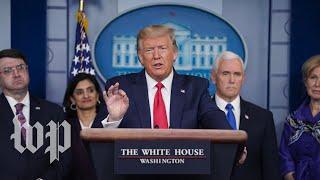 WATCH: Trump, White House coronavirus task force hold news conference - 3/18 (FULL LIVE STREAM)