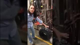 Tips about your solid pneumatic or cushion forklift tires