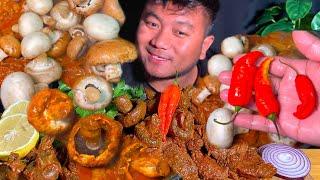 MERRY CHRISTMAS || BEEF & MUSHROOM‍🟫 MUKBANG & RECIPE