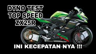 DYNO TEST TOP SPEED KAWASAKI ZX25R