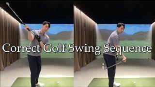 Correct Golf Swing Sequence