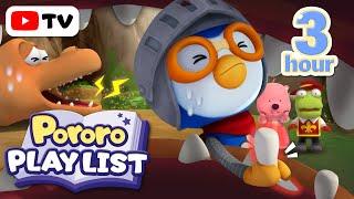 3-Hour Pororo and Friends' Bedtime Fairytales | Kids Bedtime Story | Pororo Kids Playlist