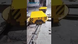 Rail Transfer Cart With Turntable  #automobile #machine #manufacturing