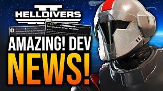 Helldivers 2 - CCO Speaks on NEW Feature, QA Team & Dev News!