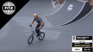 Konstantin Andreev - 1st Semi Final UCI BMX FREESTYLE PARK WORLD CUP - FISE BUDAPEST 2017